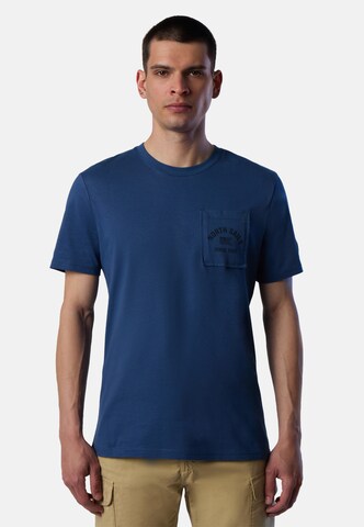 T-Shirt North Sails en bleu : devant