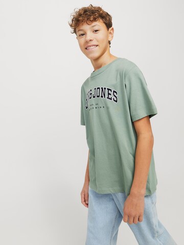 Jack & Jones Junior Футболка 'JJECaleb' в Зеленый