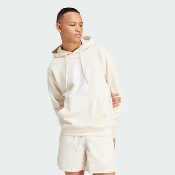 ADIDAS ORIGINALS Sweatshirt 'Adicolor Classics Trefoil' in Beige: front