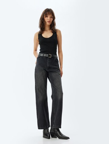 Koton Knitted Top in Black