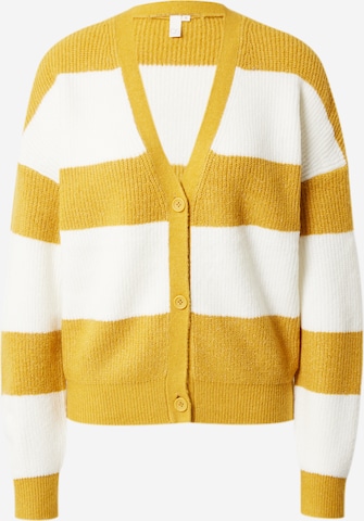 Cardigan QS en jaune : devant