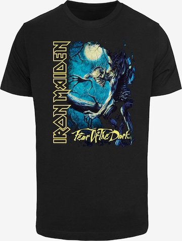 Maglietta 'Iron Maiden - Fear of the Dark' di Merchcode in nero: frontale