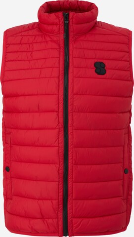 s.Oliver Vest in Red: front