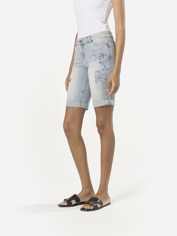 KOROSHI Regularen Kavbojke | modra barva