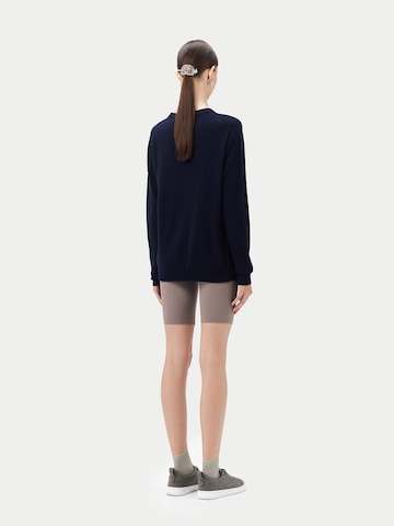 GOBI Cashmere Trui 'Women's Essential Cashmere Crewneck Sweater' in Blauw