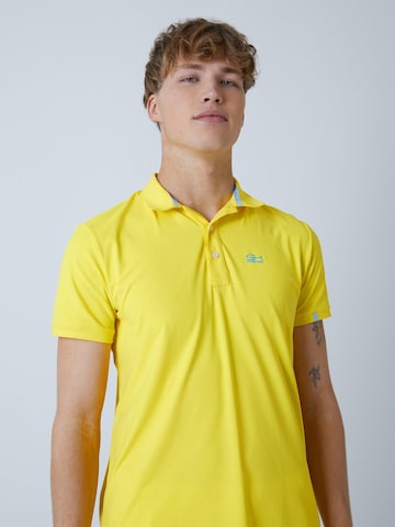 T-Shirt fonctionnel SPORTKIND en jaune : devant