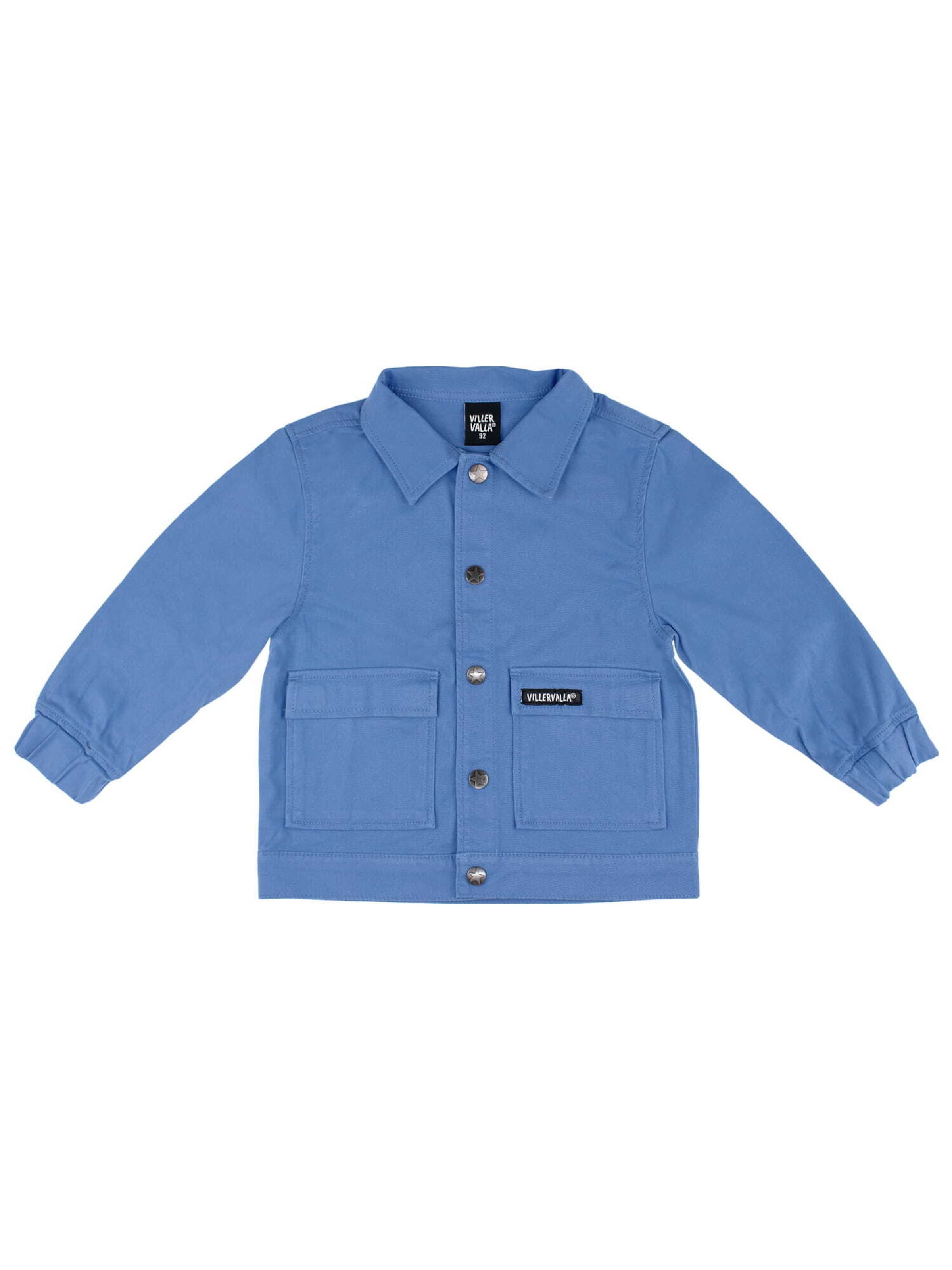 Villervalla Between-Season Jacket in Blue: front