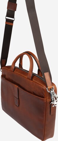 JOOP! Document Bag 'Loreto Pandion' in Brown: front