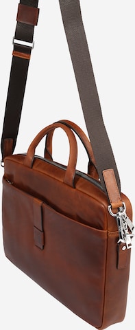 JOOP! Document Bag 'Loreto Pandion' in Brown: front