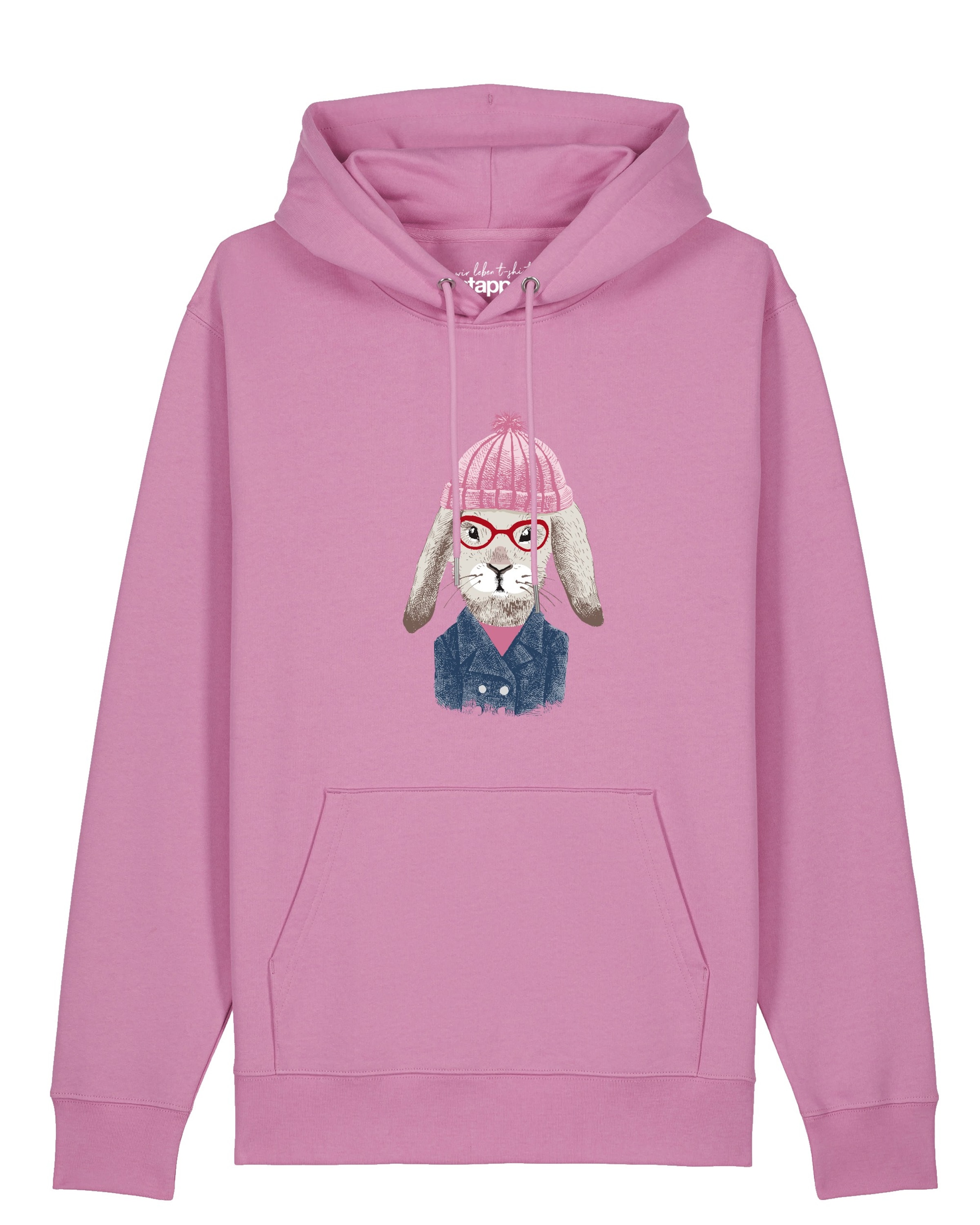 Sweat-shirt 'Hase' Watapparel en rose : devant