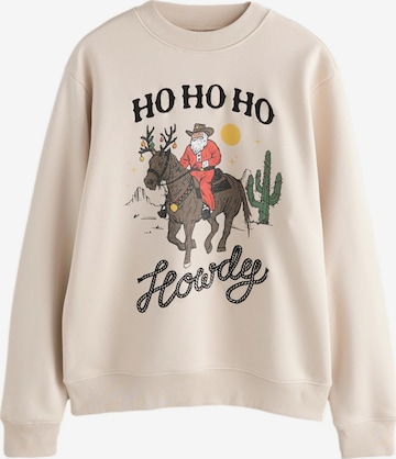 Next Mikina - Béžová: predná strana