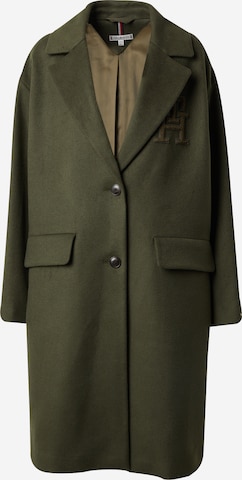 TOMMY HILFIGER Přechodný kabát – zelená: přední strana