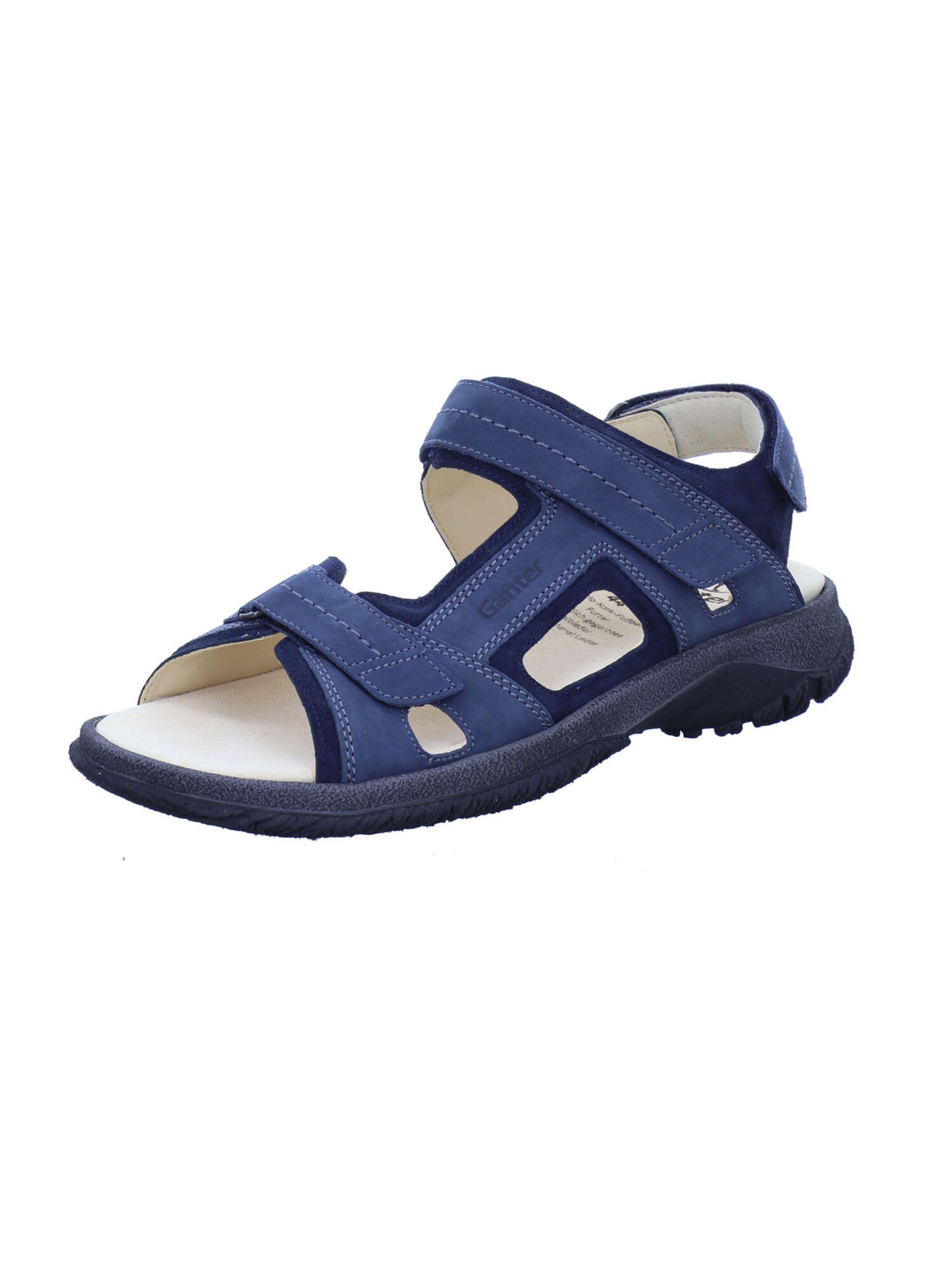Ganter Wandelsandalen in Blauw: voorkant