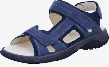 Ganter Hiking Sandals in Blue: front