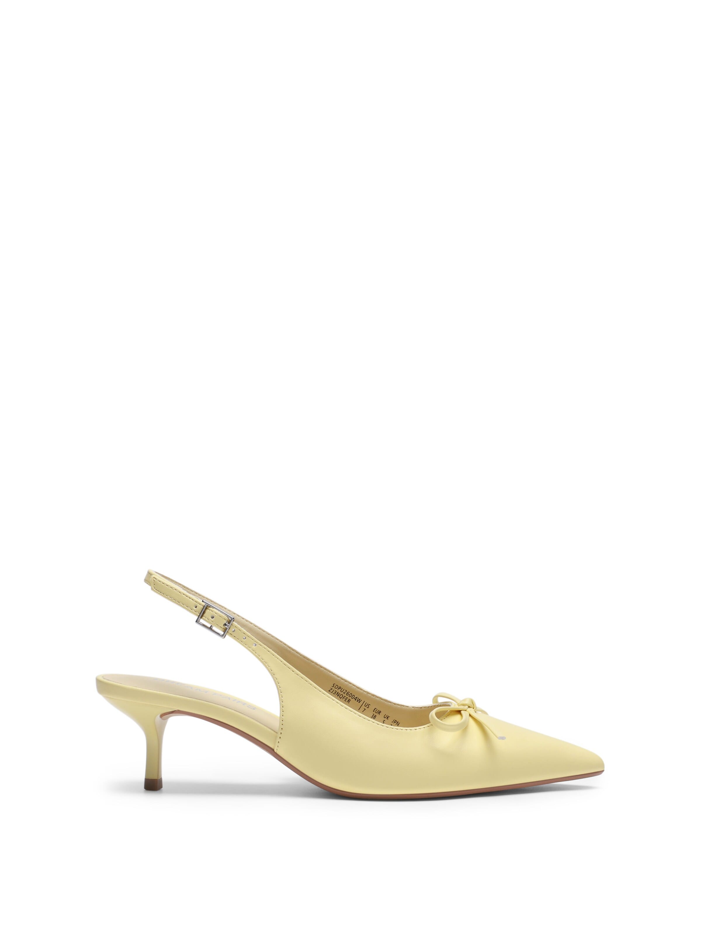 Décolleté sling di Dream Pairs in giallo