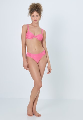 LSCN by LASCANA T-Shirt Bikinitop in Pink