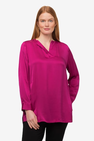 Ulla Popken Tunic in Pink: front