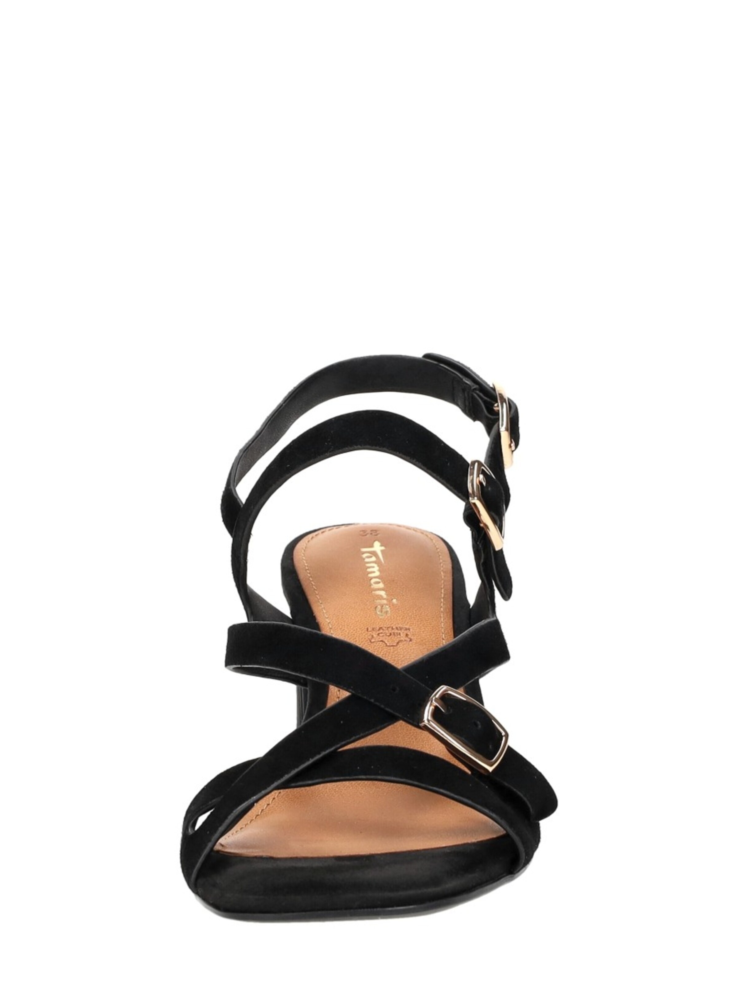 Sandales à lanières 'Sandalen Hak' Tamaris en noir