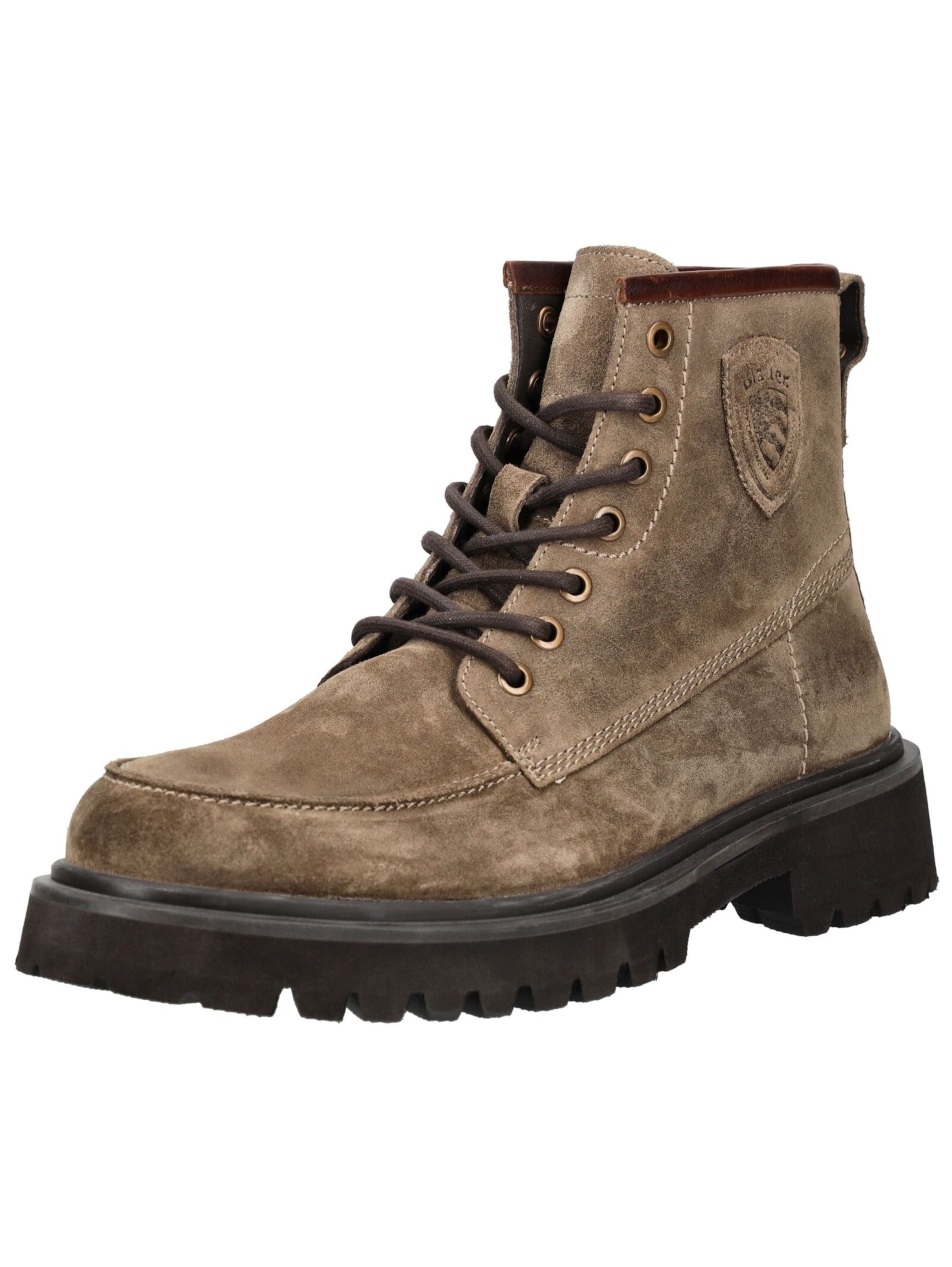 Stivale stringato di Blauer.USA in marrone: frontale