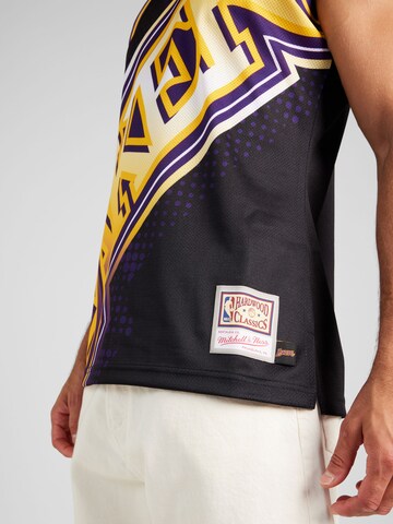 juoda Mitchell & Ness Marškinėliai 'BIG FACE'