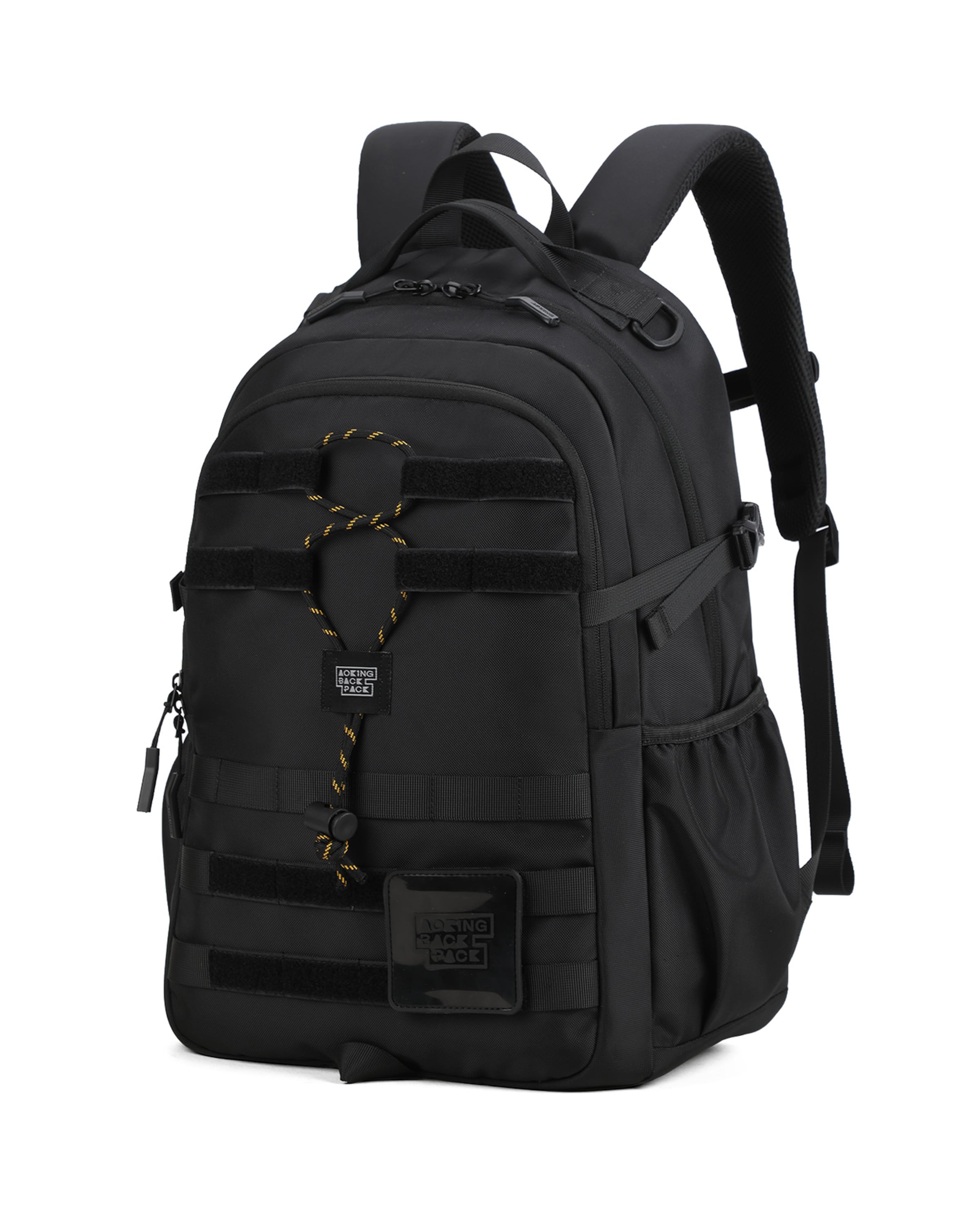 Aoking Rucksack in Schwarz: Vorderseite