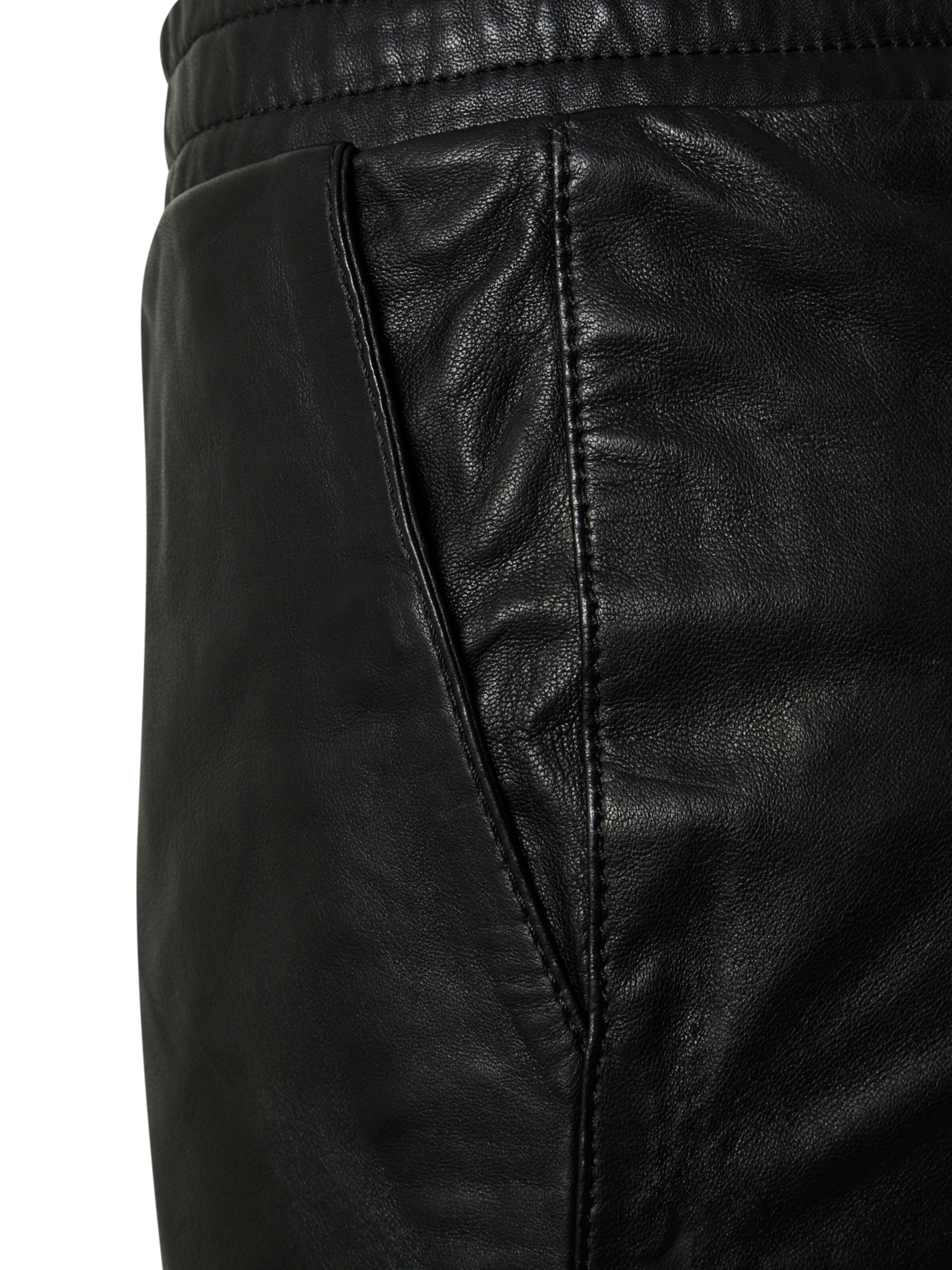 Maze Slimfit Hose in Schwarz