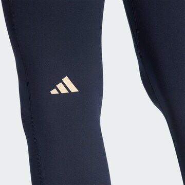 Skinny Pantalon de sport 'Studio All Me' ADIDAS PERFORMANCE en bleu