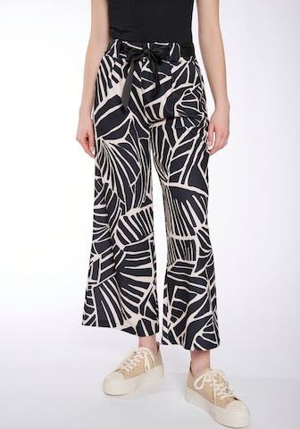 Hailys Wide leg Pants in Black: front