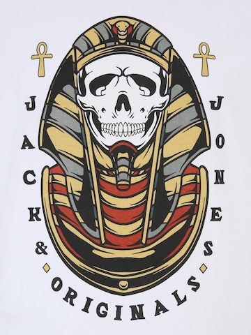 Jack & Jones Plus - Camiseta 'HEAVENS' en blanco