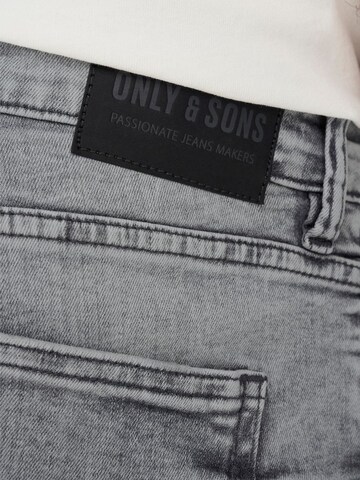Only & Sons Slimfit Jeans 'Warp' in Grijs