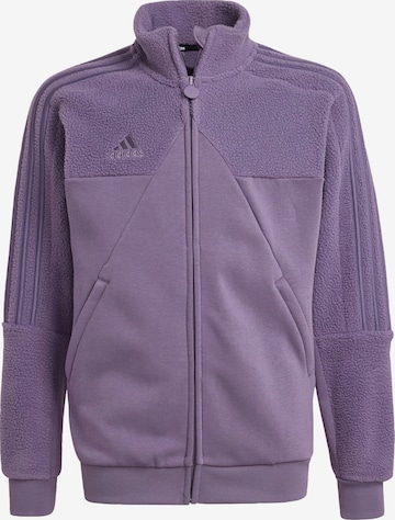 ADIDAS SPORTSWEAR Sportsweatjacke 'Tiro' in Lila: predná strana