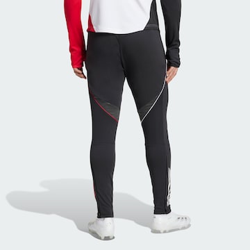 Coupe slim Pantalon de sport 'Ajax Tiro 25 Competition' ADIDAS PERFORMANCE en noir