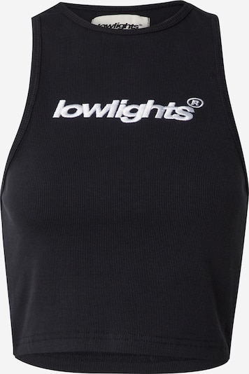 Palaidinė be rankovių iš Low Lights Studios, spalva – juoda / balta, Prekių apžvalga