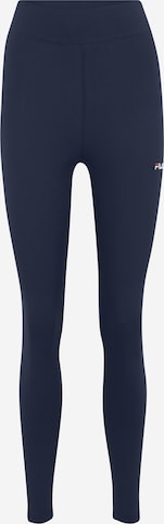FILA Skinny Sportovní kalhoty 'BENNDORF' – modrá: přední strana