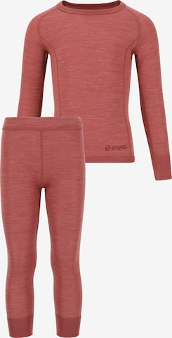 ZigZag Performance Underwear in Red: front