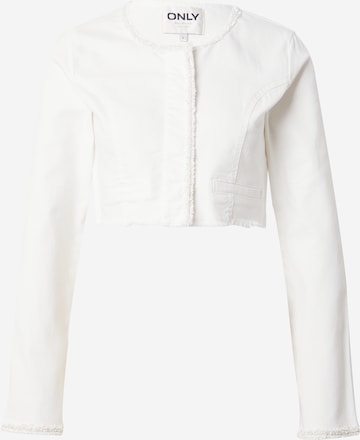 Veste mi-saison 'KIKI' ONLY en blanc : devant