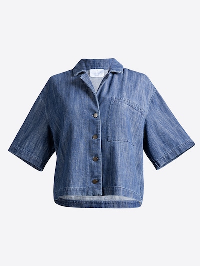 4TAILORS Chemisier en XS en bleu denim, Vue avec produit