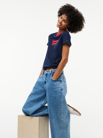 Tommy Jeans - Pierna ancha Vaquero 'DAISY' en azul