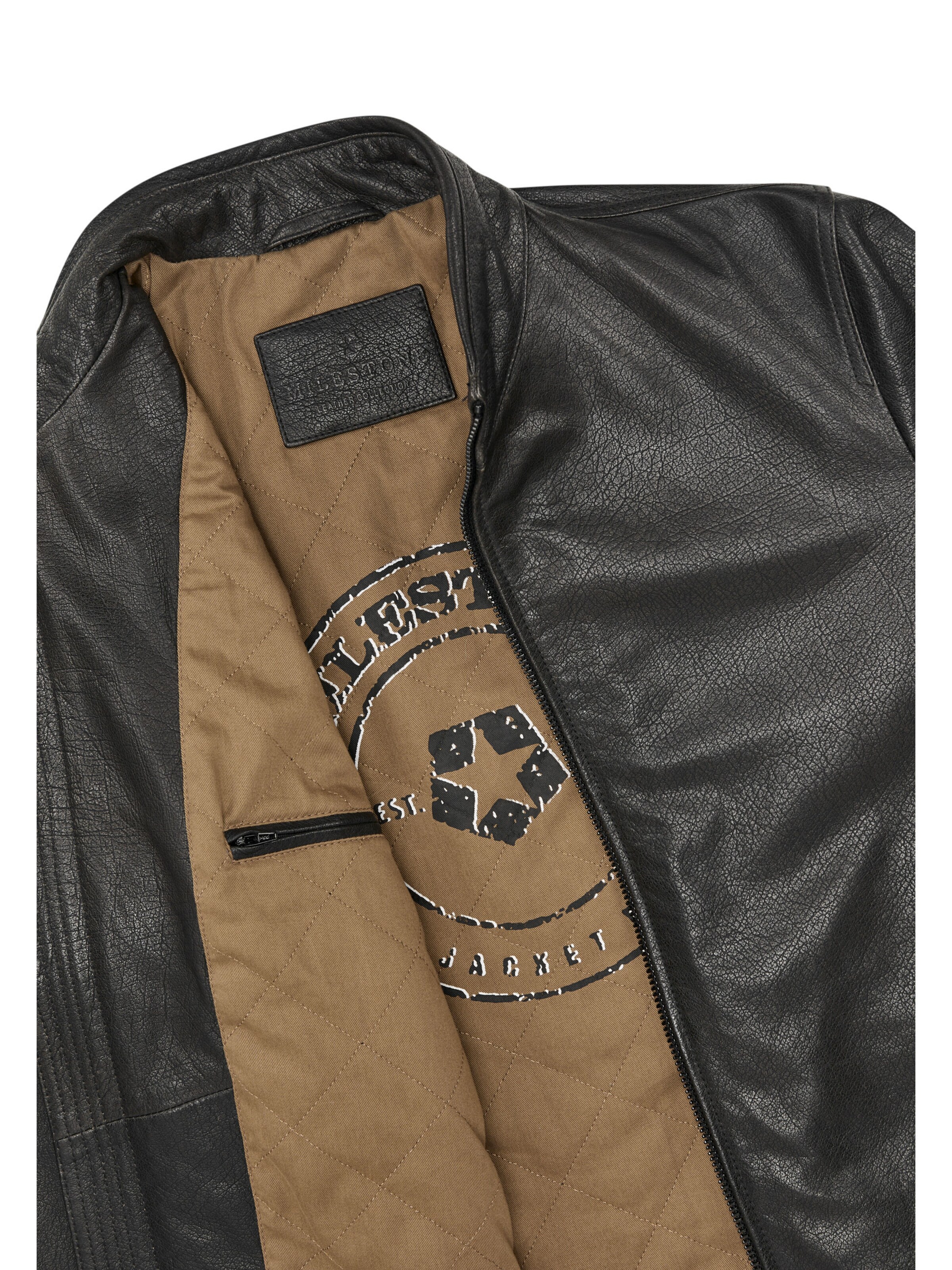 Veste mi-saison 'MSJack' MILESTONE en noir