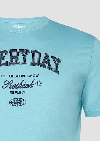 s.Oliver T-Shirt in Blau