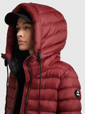 khujo - Chaqueta de invierno 'Lona shine' en rojo
