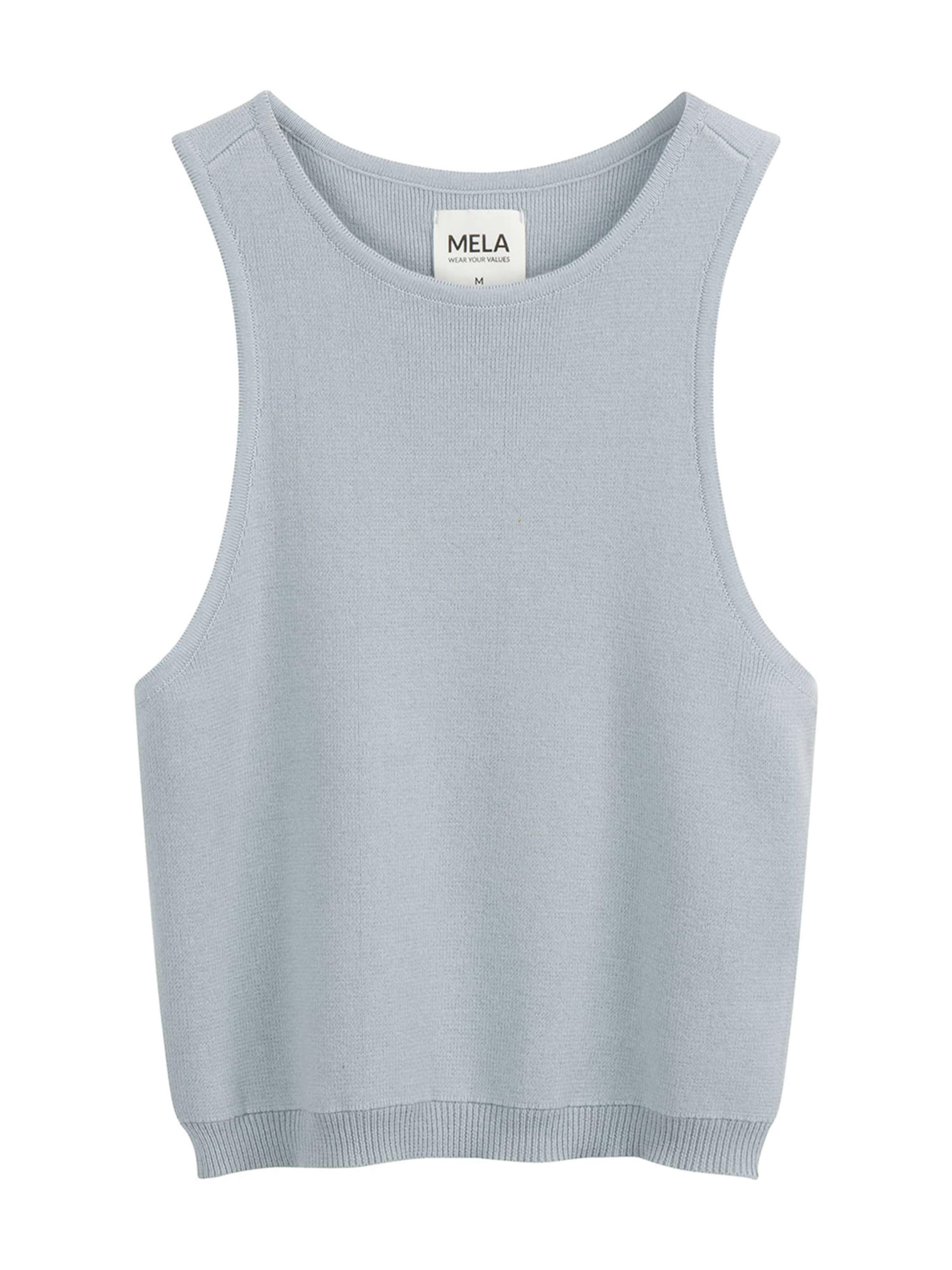 Tops en tricot 'Nikara' MELA en bleu : devant