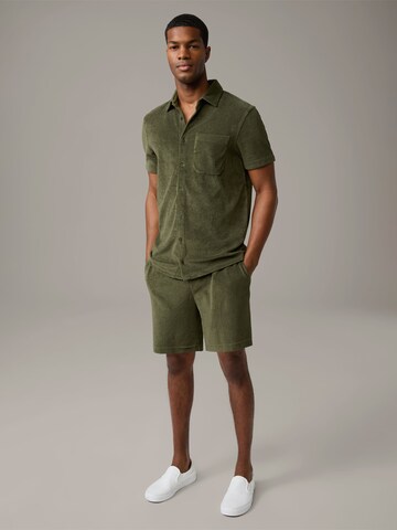 STRELLSON Regular fit Overhemd 'Joseph' in Groen