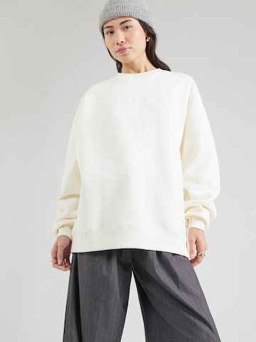 OH APRIL Mikina 'Nostalgia Heart' – bílá