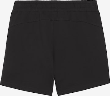 PUMA Regular Workout Pants 'teamGOAL' in Black