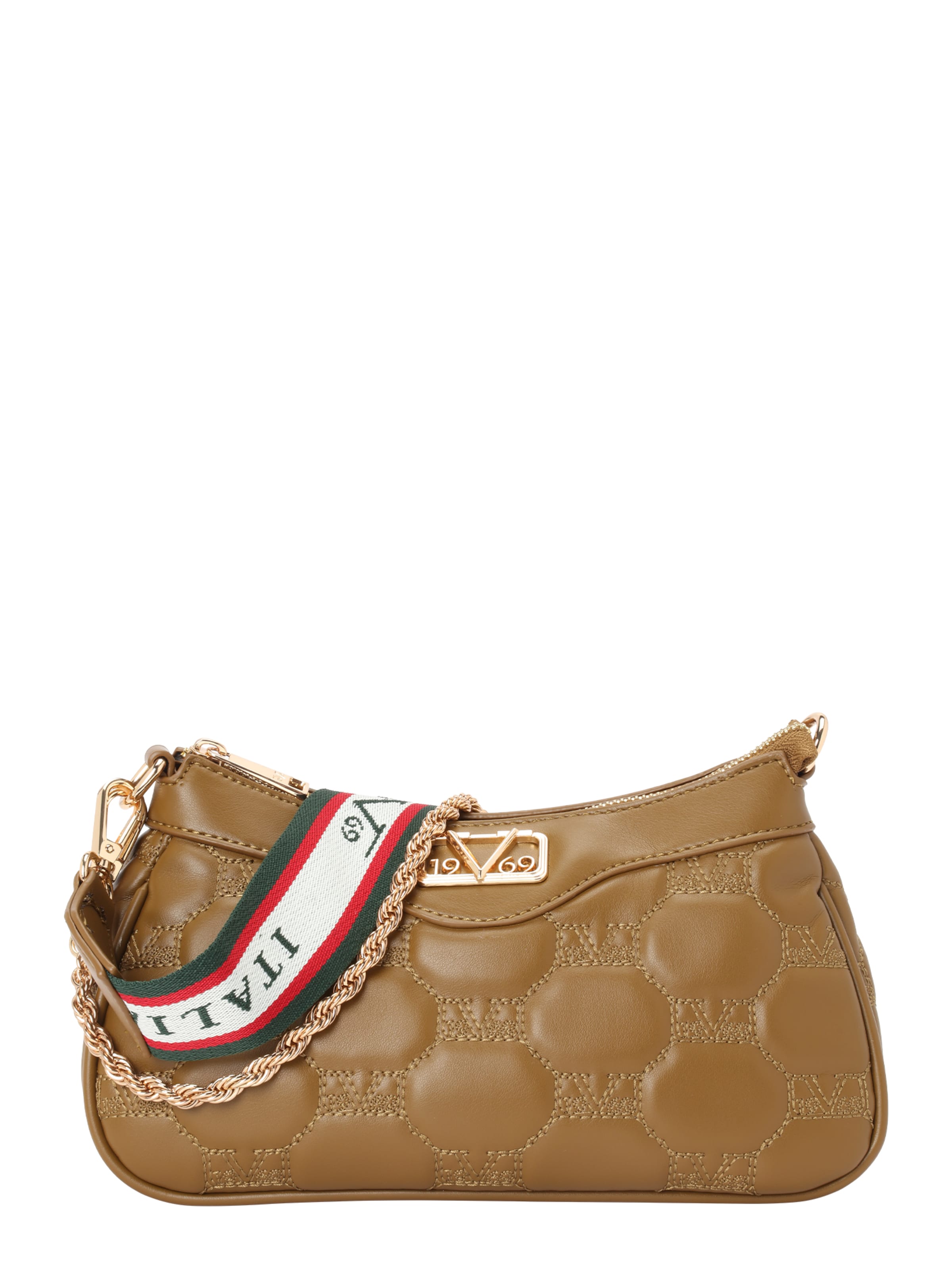 Borsa a spalla 'Noemie' di 19V69 ITALIA in marrone: frontale