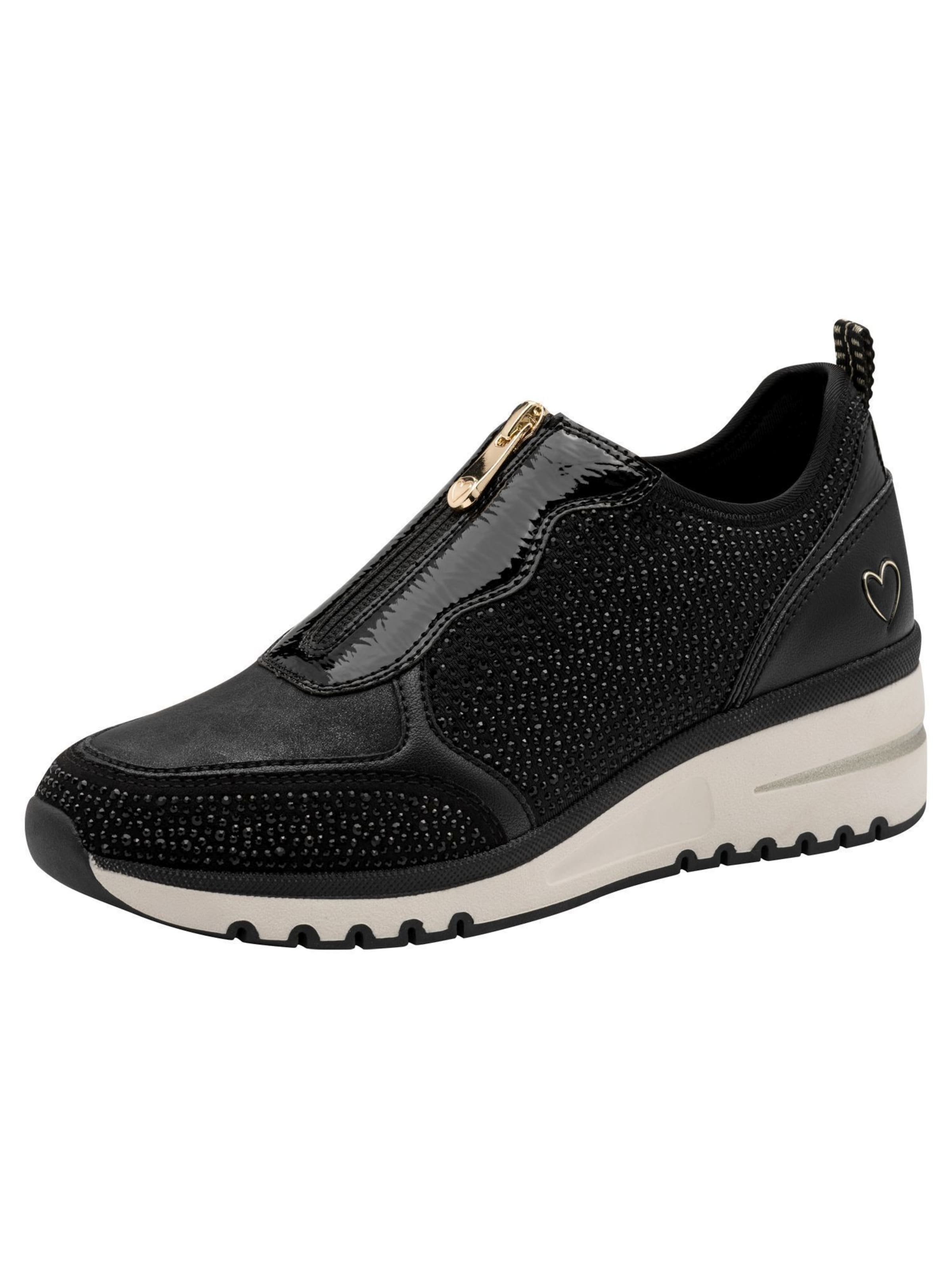 MARCO TOZZI Sneakers laag in Zwart: voorkant