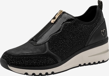 Baskets basses MARCO TOZZI en noir : devant