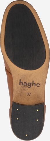 haghe by HUB Lace-up bootie in Brown