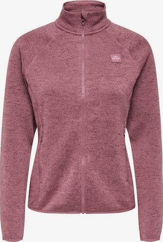 ONLY PLAY Functionele fleece jas 'ONPNew-Jane' in Roze: voorkant